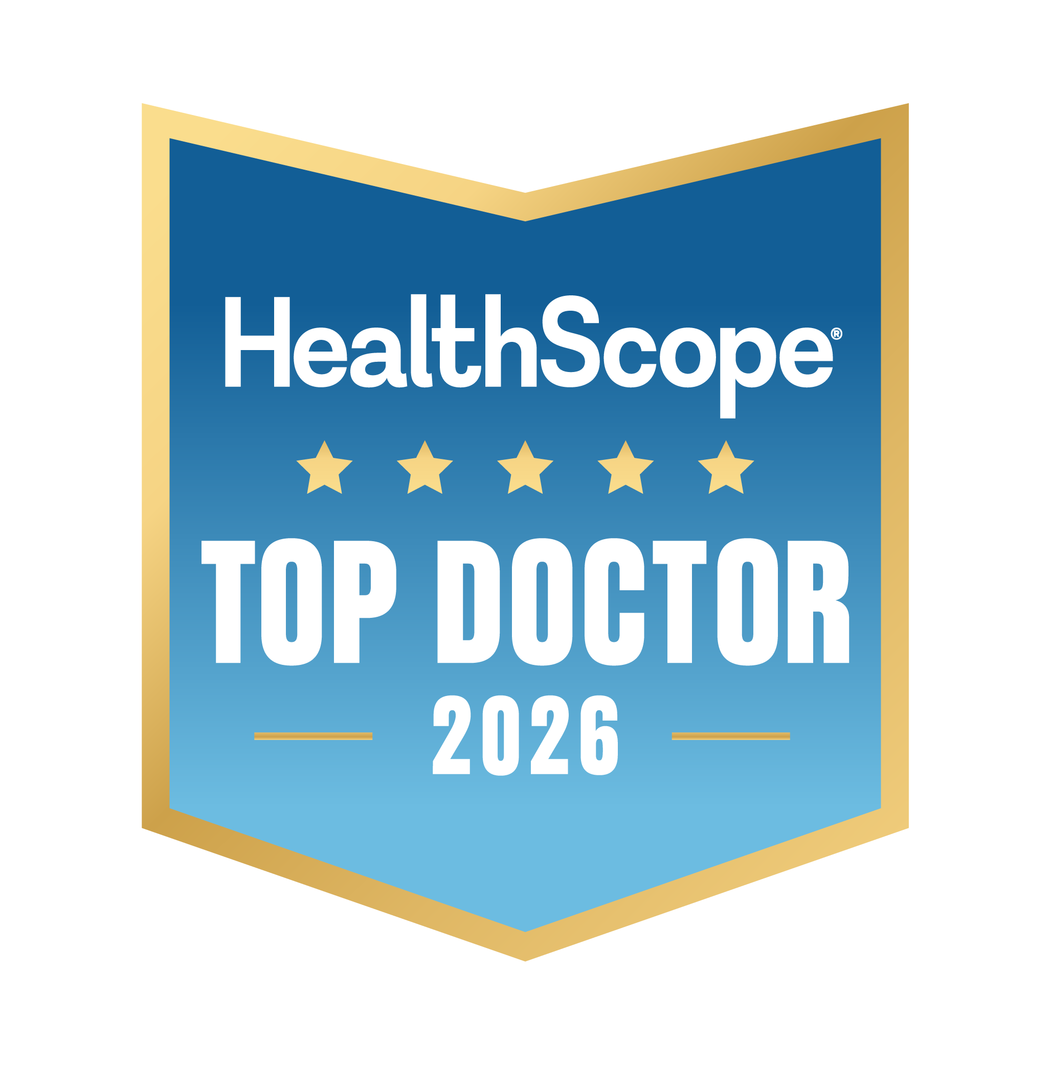 2026 HealthScope Top Doctor Badge