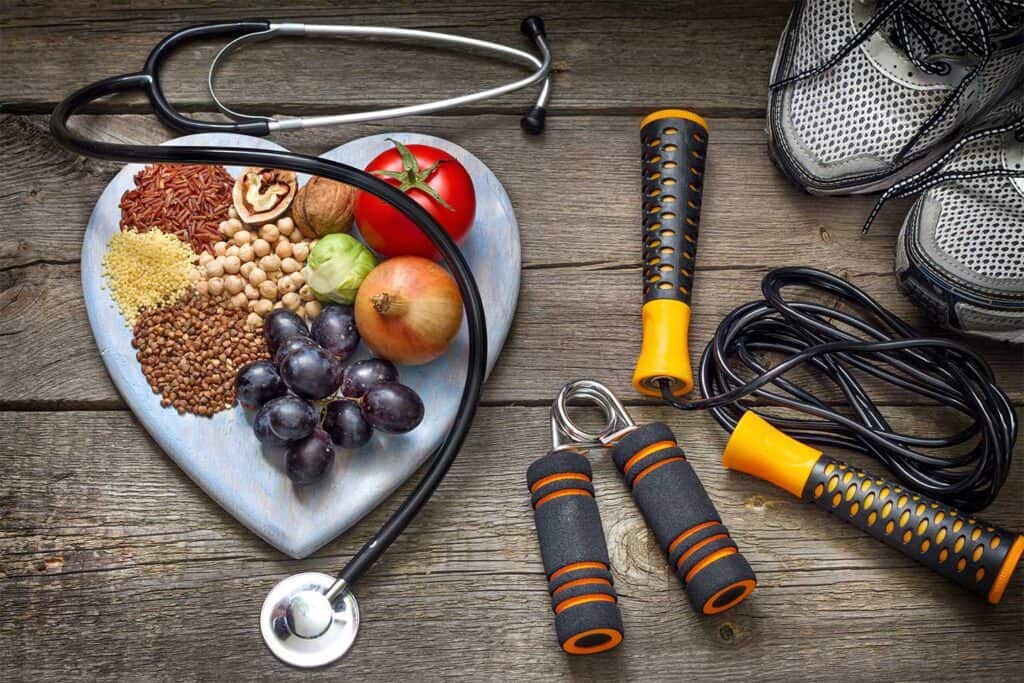 heart healthy foods and exercise equipment to prevent renal artery stenosis