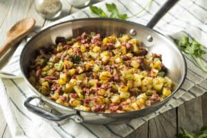 skillet ham hash