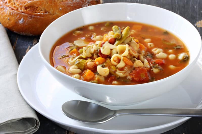 Slow Cooker Minestrone Soup